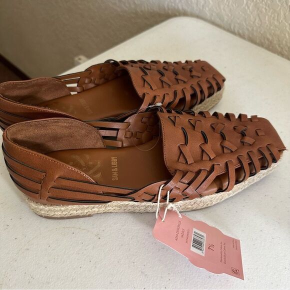 Sam &‎ Libby Saddle Brown Women’s Size 7.5 Asha Espadrille NWT - Picture 8 of 14
